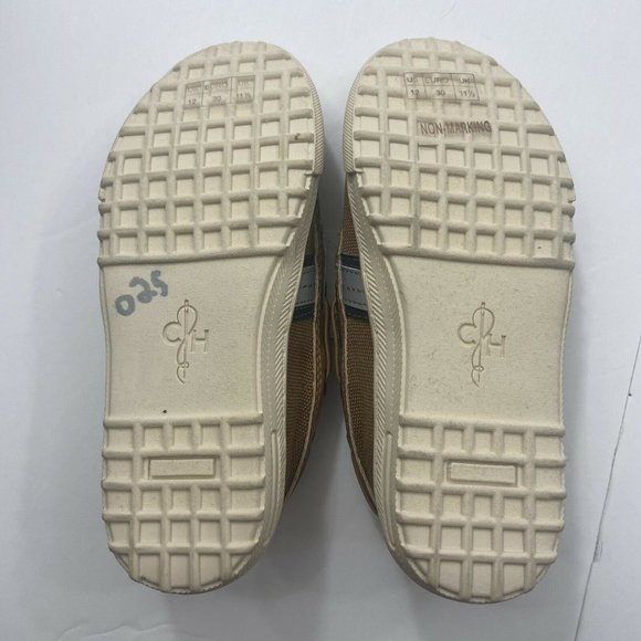 Cole Haan Toddler Boys Beige/Brown Loafer Hook Loop Slip On Shoes Youth Size 12 - Picture 7 of 7